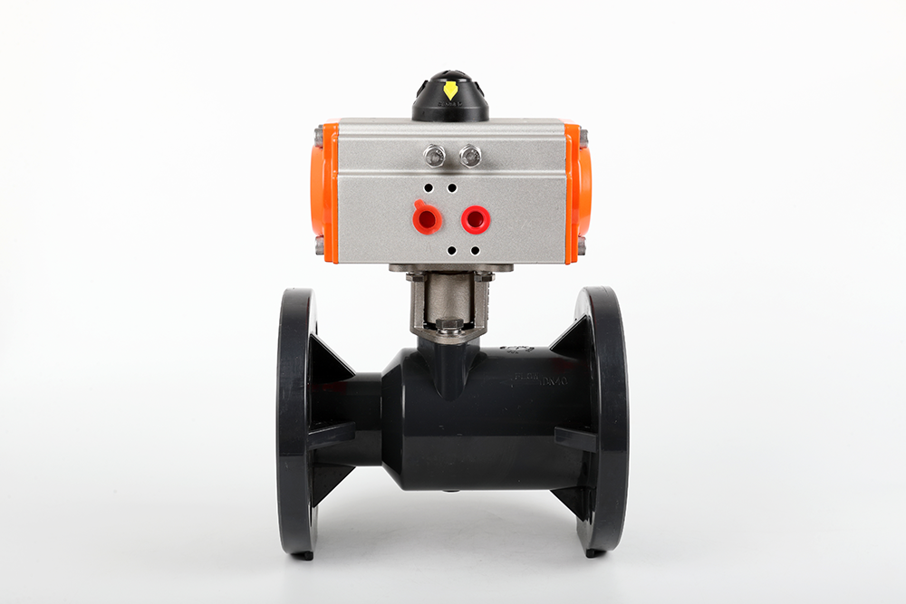 旅顺口气动法兰一体球阀